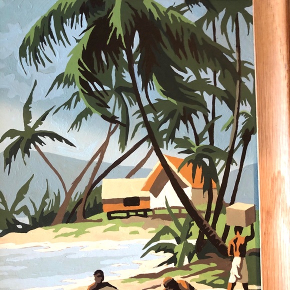 ❌SOLD❌VTG Paint By Number Painting Hawaii - Picture 6 of 6